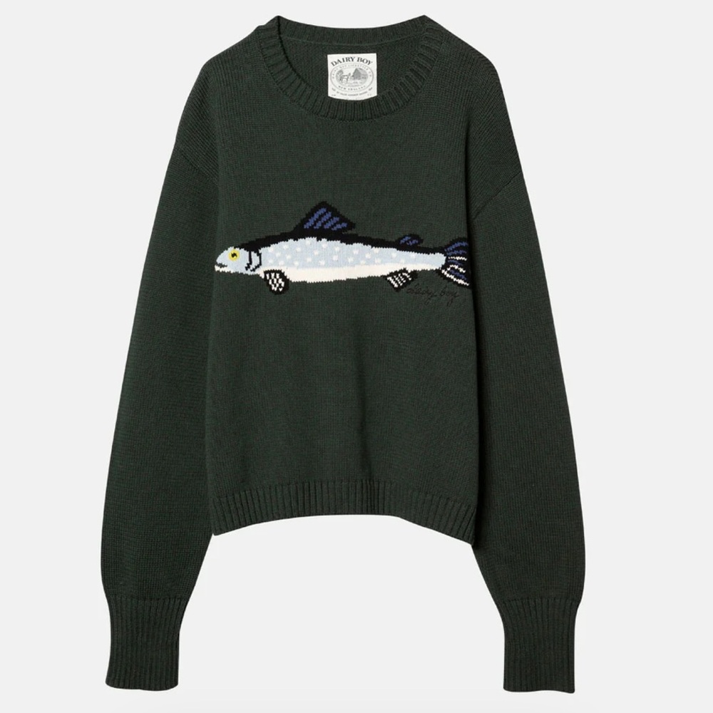 NWT The Fisherman's Daughter Sweater (Dairy Boy, Sz. Med)